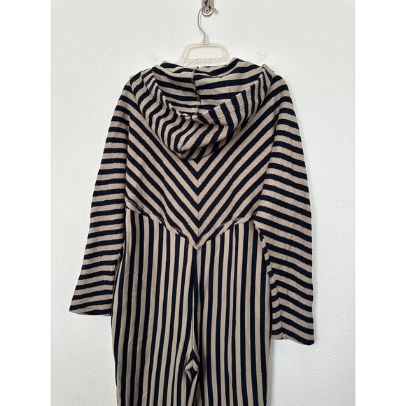 Free People Cruel Summer Beach Striped Ground Coriander Jumpsuit Women's Small - Picture 10 of 11